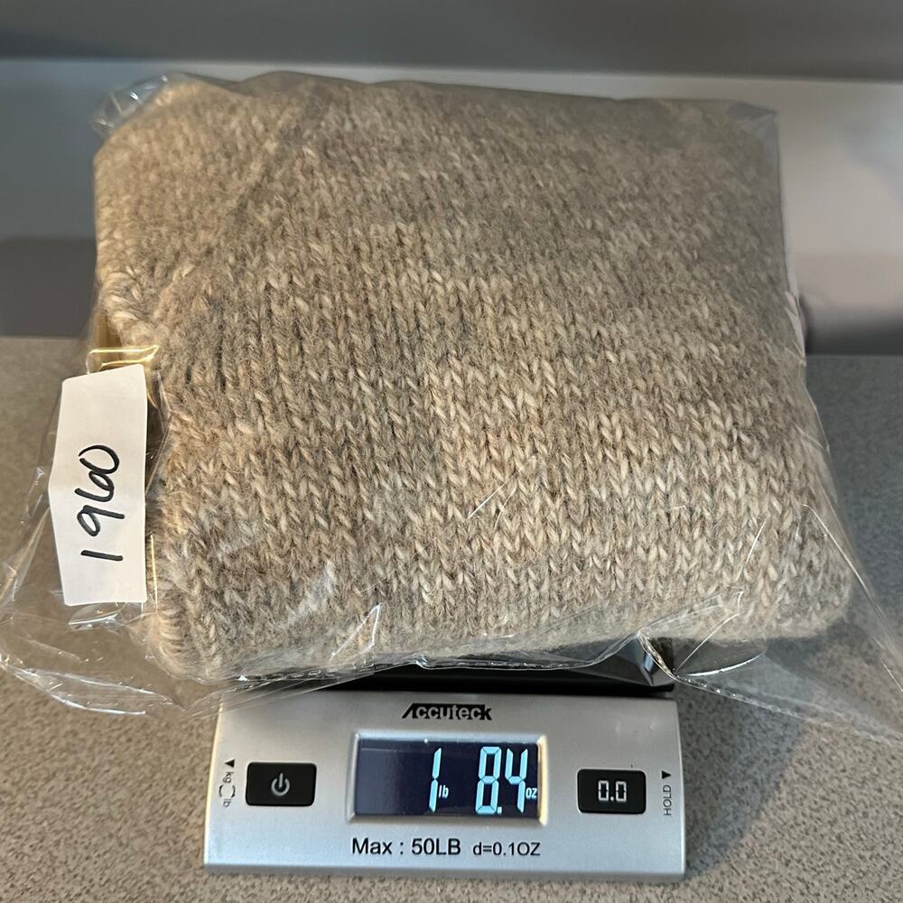 Mira Flores Sz S 100%‎ Alpaca Shawl Collar Toggle Closure Cardigan Sweater Peru - Picture 9 of 9